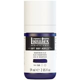 Liquitex 1959322 Professionele acrylverf voor zachte huid - kunstenaarsverf in romige, ondoorzichtige consistentie, hoge pigmentatie, lichtecht en verouderingsbestendig, fles van 59 ml - indantreenblauw