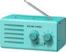 BZMD UG Radio de secours - Solaire à manivelle - Batterie externe solaire - Énergie solaire - Kit de survie d'urgence - Lampe de poche rechargeable - AM/FM - Ration de secours - Bleu