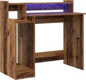 vidaXL Bureau Oudhout 97 x 45 x 90 cm Bewerkt hout
