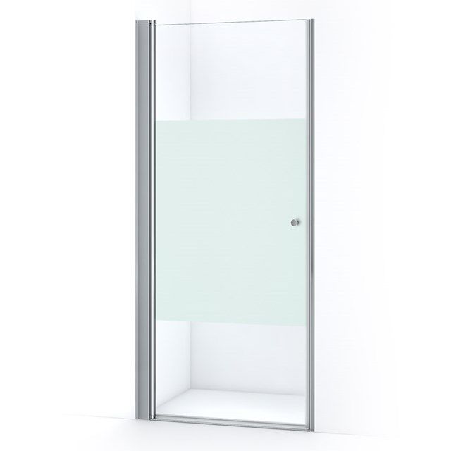 Maxaro Douchedeur Matte Strook 95cm Draaideur Zircon Comfort