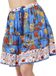 Superdry Vintage Embellished Mini Rok Blauw M Vrouw