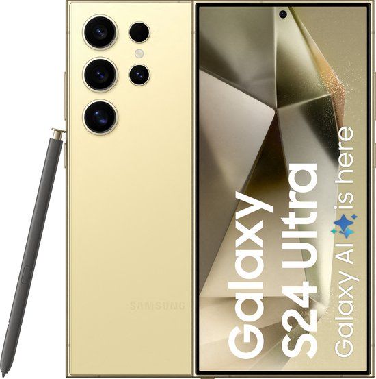 Samsung Galaxy S24 Ultra - 6.8" - 512GB - Titanium Yellow