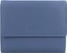 Esquire Leren Portemonnee Viktoria Wallet With Flap Dove Blue Lichtblauw