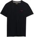 Superdry Essential Serif Logo T-shirt Hommes Noir/Rouge Néon XXL