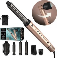 Revamp Dynamic Radiance 7 in 1 Airstyler - Multistyler with 6 Attachments - Gold