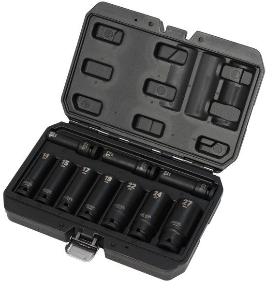 Toolstation Draper Slagdoppenset 1/2" 10-delig Lang