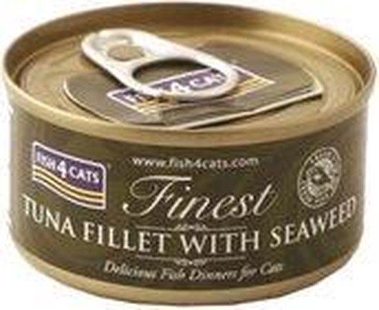 Fish4Cats Finest - Tuna Fillet with Seaweed - 10 x 70 gram
