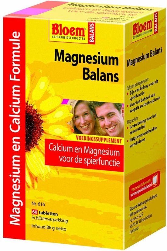 Bloem Magnesium Balans - 60 Tabletten