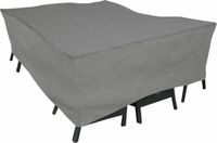 Eurotrail Housse imperméable pour table de jardin avec chaises, Cantonic 195x160x100cm, Gris
