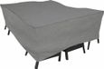 Eurotrail Housse imperméable pour table de jardin avec chaises, Cantonic 195x160x100cm, Gris
