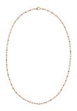 Faina kralenketting rosé-goudkleurig 44.5 cm