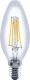 Integral LED - Filament LED Kaarslamp E14 - 3,5W - 470lm - 2700K - Dimbaar