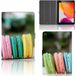 B2Ctelecom iPad 10.2 2019 | iPad 10.2 2020 | 10.2 2021 Housse de tablette Macarons