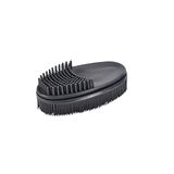 Multifunctionele borstel, siliconen, 12 cm, antraciet