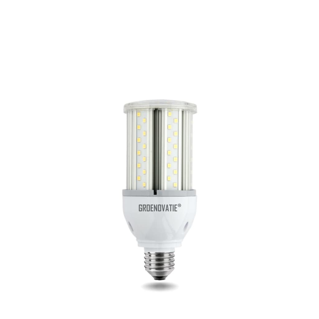 Groenovatie LED Corn/Mais Lamp E27 Fitting - 10W - 190x49 mm - Koel Wit - Waterdicht - Dimbaar