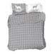 PENSIERI DELICATI Beddengoedset voor tweepersoonsbed, flanel, 100% katoen, 250 x 200 cm en kussensloop 52 x 82 cm, gemaakt in Italië, machinewasbaar op 40 °C, motief: hert lichtblauw