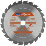 Clipper Norton Clipper Hout en Composiet Zaagblad ATB Ripping - 280mm - 24 tanden
