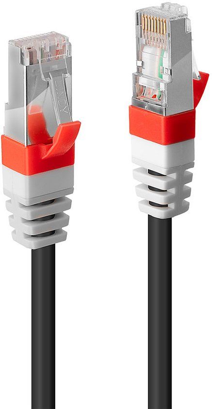 LINDY 45370 20m Cat.6A S/FTP LSZH netwerkkabel, zwart