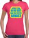 Bellatio Decorations Shoppartners Bv Foute party Liever te dik in de kist dan een feestje gemist verkleed/ carnaval t-shirt roze dames - Foute hits - Foute party outfit/ kleding L
