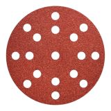 Metabo 50 zelfklevende schuurvellen 125 mm, P240, hout + metaal, multi-hole (50 stuks)