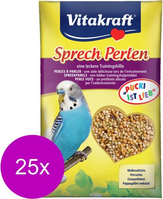 VITAKRAFT Spreekparels Parkiet - Vogelsnack - 25 x 20 g