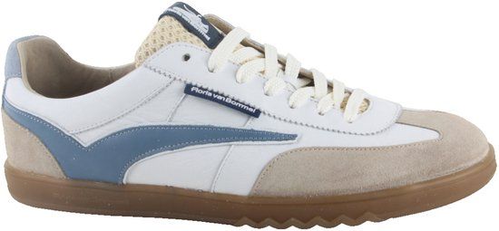 Floris van Bommel Sfm-10224 De Zaler Sneakers - Leer - Heren - Wit - Maat 42