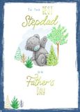 Me to You Tatty Teddy 'Best Stepdad' Vaderdagkaart 5x7" - Officiële Collectie