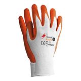 RLAFO9 Dragon beschermende handschoenen, wit-oranje, maat 9, 12 stuks