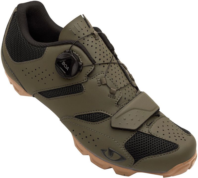 Giro Cylinder II Schoenen Heren, olijf/gum