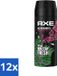 Axe 12 x Deodorant Bodyspray Wild Bergamot & Pink Pepper 150 ml
