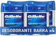 Gillette Clear Cool Wave Gel déodorant pour hommes, 4 x 70 ml
