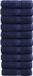 vidaXL Premium washandjes SOLUND 10 stuks marineblauw 30x30 cm 600 g/m²