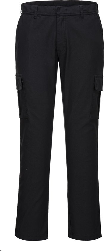 Portwest Werkbroeken S231 Werkbroek Stretch Slim Combat ZwartNL:48 BE:48