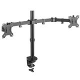RICOO Monitorhouder voor tafel, VESA tafelhouder voor 13-27 inch, 2 monitorarm TS6711, beeldschermhouder