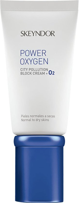 Skeyndor Power Oxygen City Pollution Block Cream + O2 Creme Detox/normaal/droge Huid 50ml