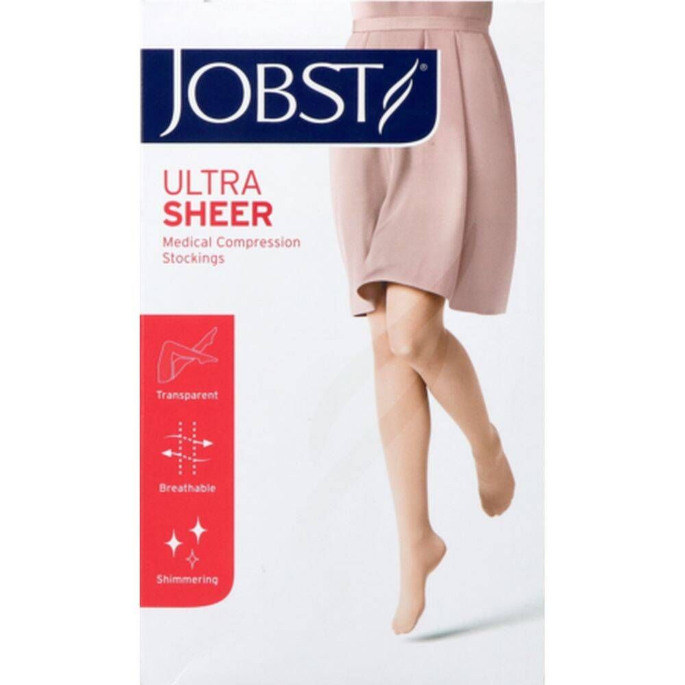 Jobst Ultrasheer Dijkous Klasse 1 Ag Regular Dots Zwart Small 1 paar kousen