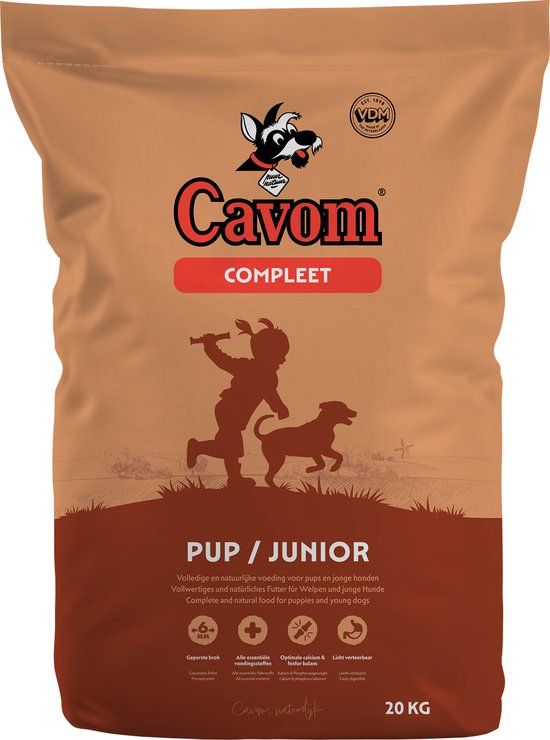 Cavom Compleet Pup/Junior - 20 KG - Graanvrij