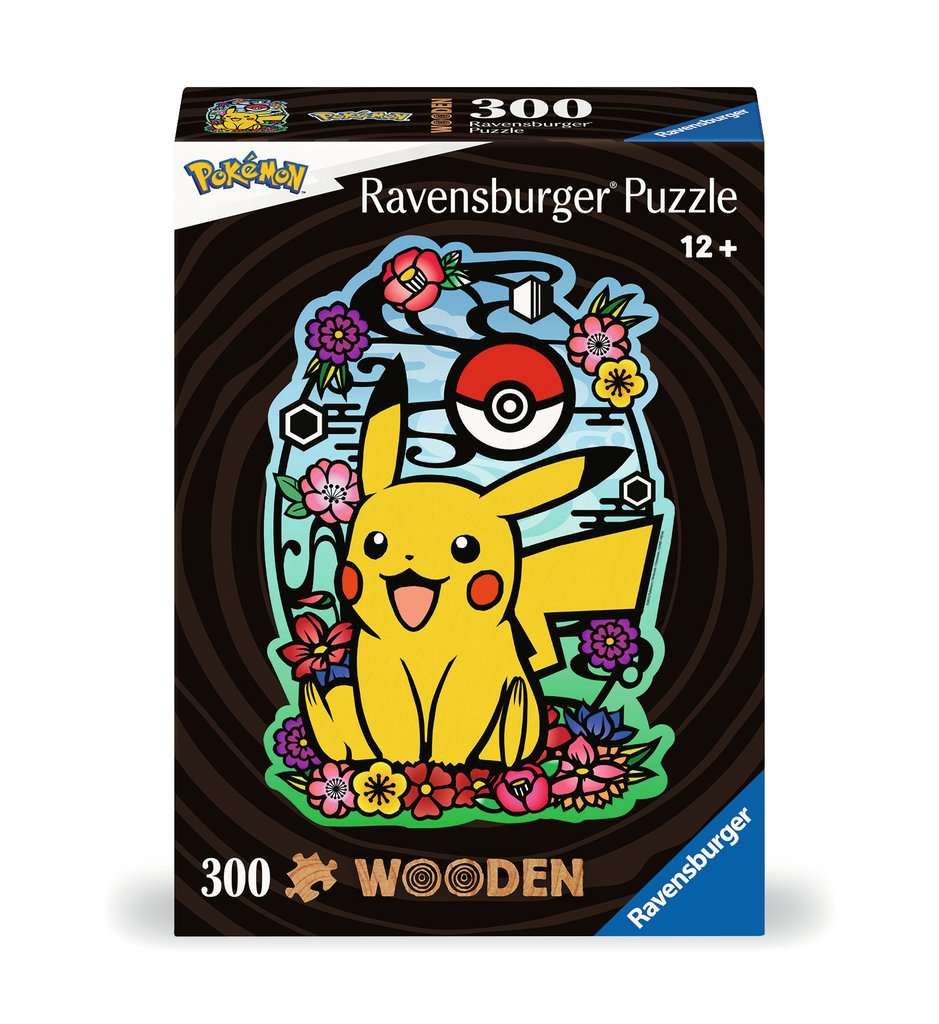 Ravensburger Pikachu Wooden Puzzle (300 pieces)