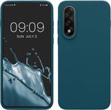 kwmobile telefoonhoesje geschikt voor OnePlus Nord 5 - Hoesje met siliconen coating - Smartphone case in mat petrol