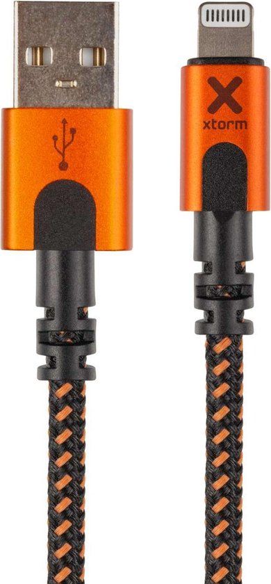 Xtorm XTREME USB-A to Lightning Cable - 1.5m - Orange