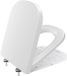 Merkloos abattant de WC avec Softclose & Quick-release - Abattant de toilette carré - Blanc