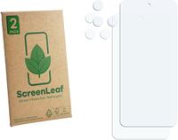 ScreenLeaf 2 Stuks Screenprotector voor Motorola Moto G57 (Voor+Camera) - Hoogwaardige Beschermfolie transparant