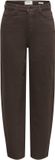 JDY Jacqueline de Yong Jeans Jdysusie Mw Barrel Brown 104 Dnm 15380590 Chocolate Brown Dames Maat - W28 X L32