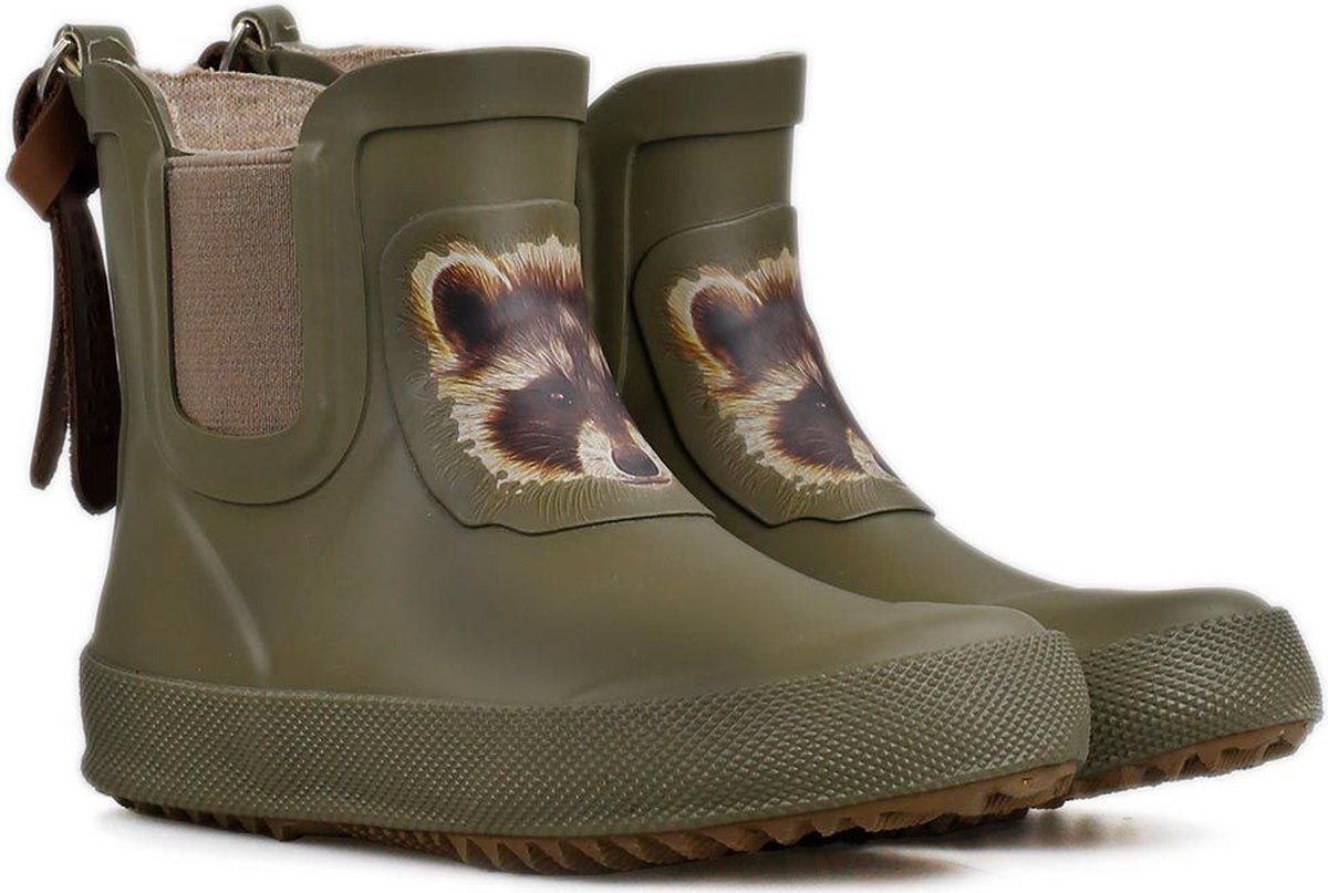 Bisgaard Korte Regenlaarsjes Green - Raccoon-20 | Maat: -