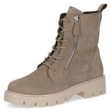 Caprice Dames Enkellaarsje 9-25214-45 Beige Leer G-breedte Maat 37 EU