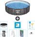 Bestway Rond Steel Pro MAX Zwembad - Houtprint - 427 x 107 cm