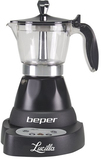 Beper BC.041N Half Automatische Espressomachine - 3 Kopjes - Zwart