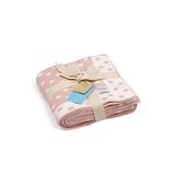 Homemania Softy deken voor bank, slaapkamer, woonkamer - roze acryl 90 x 90