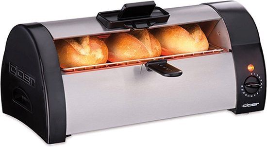 Cloer 3080 Grill-oven - Zwart, Roestvrijstaal