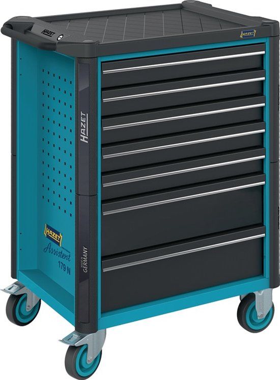 Hazet Gereedschapswagen 179N-7 - 7 laden, metaal, blauw